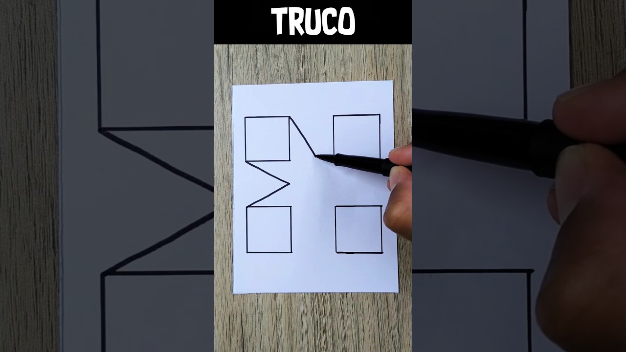 TRUCO de Dibujo 3D #shorts