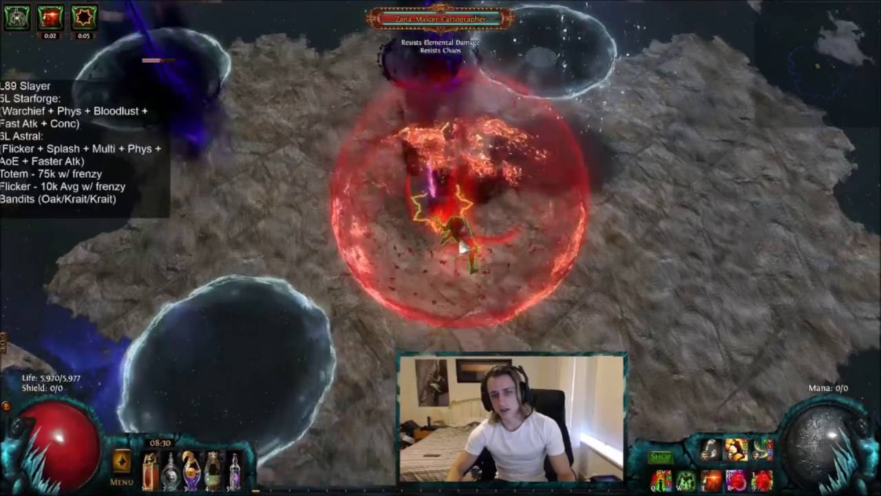Starforge Lacerate vs Guardians,  Shaper & Uber Atziri with Mini Guide