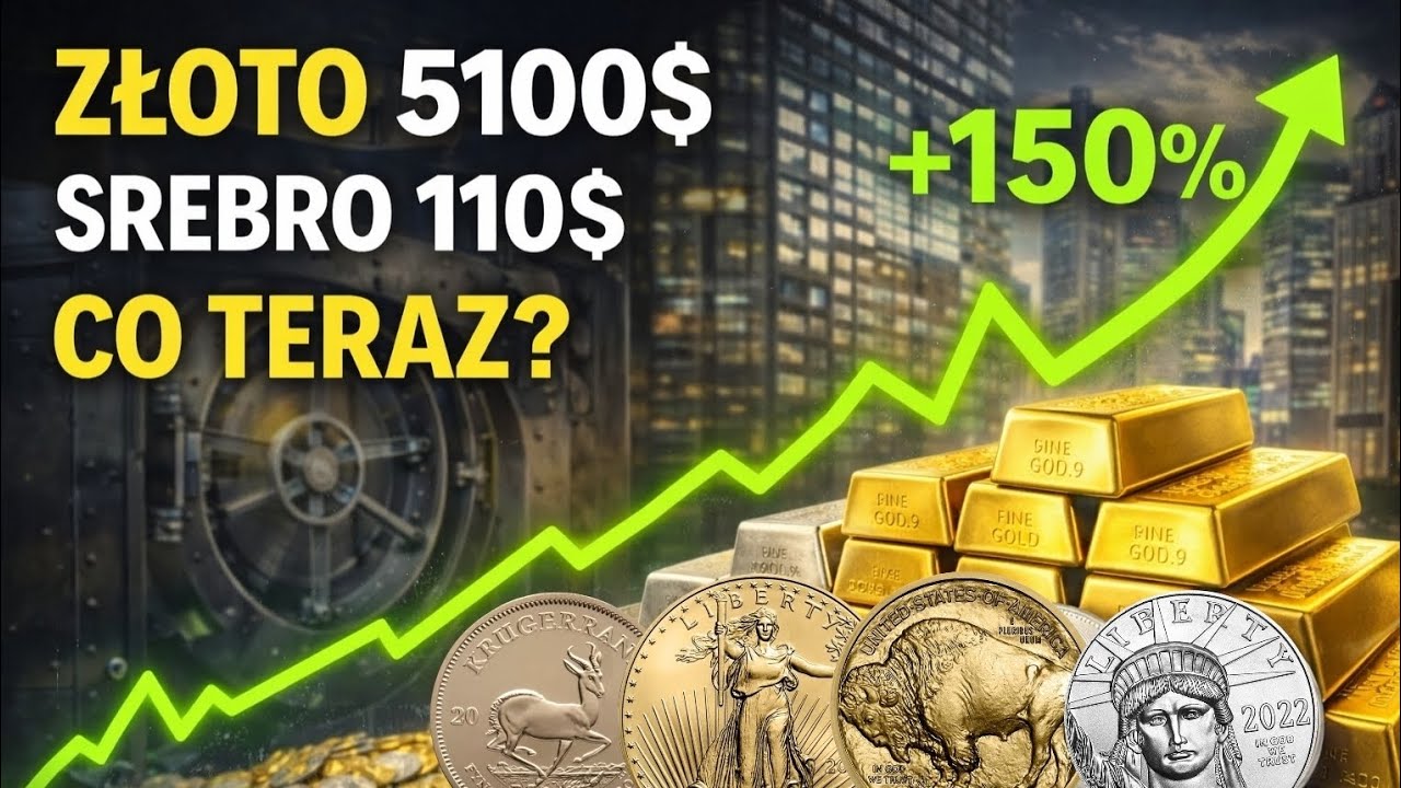 Złoto 5100$ za uncję, Srebro 110$ Co teraz robić? #srebro #złoto #inwestowanie #rekinsrebra 