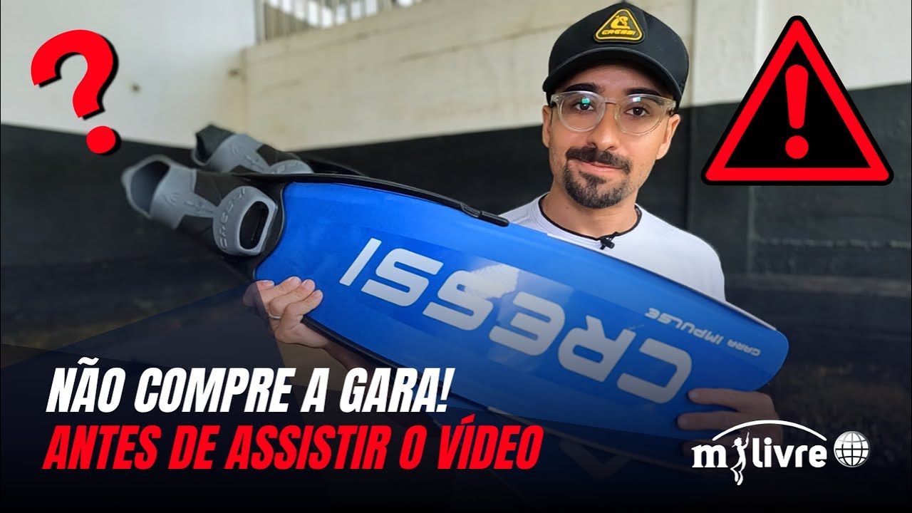 NÃO COMPRE A NADADEIRA GARA IMPULSE ANTES DE ASSISTIR ESSE VÍDEO #pescasub #mergulholivre #review