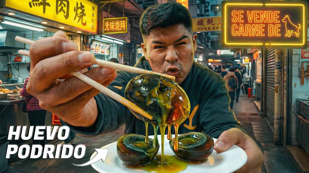 Probé la Comida Callejera MÁS EXTREMA de China 🇨🇳