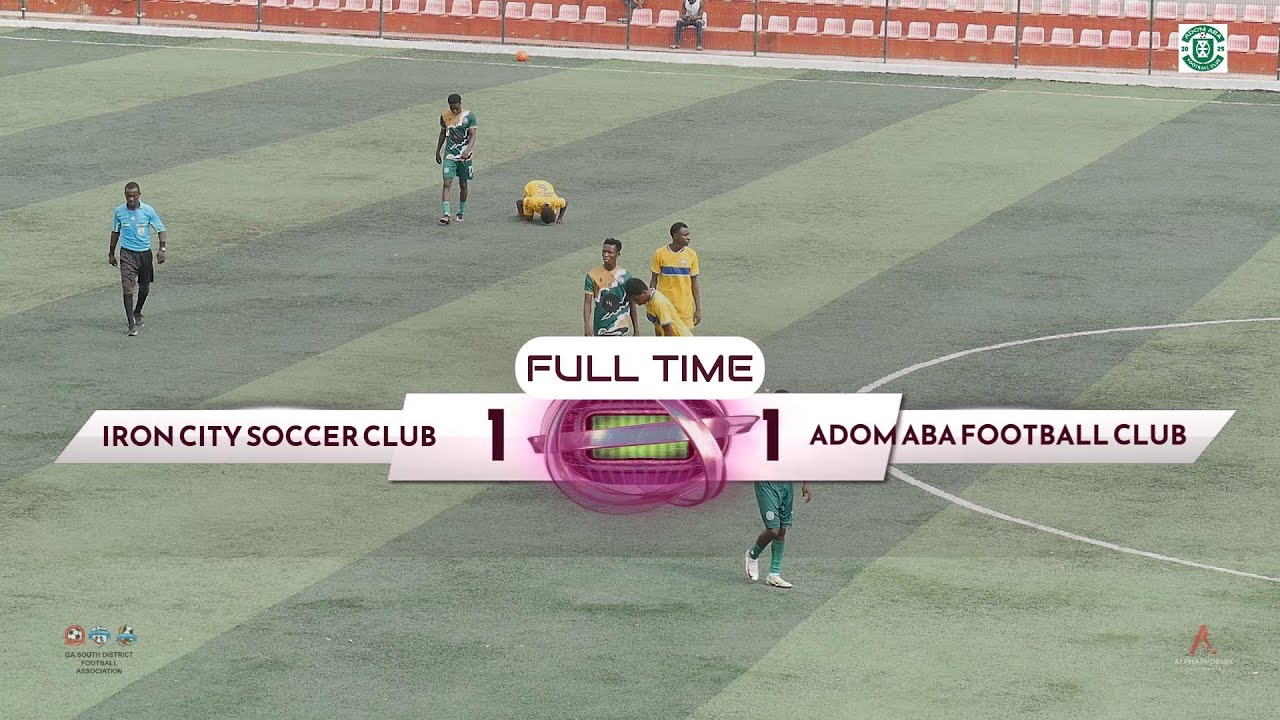 FULL TIME: IRON CITY S.C 1-1 ADOM ABA F.C 