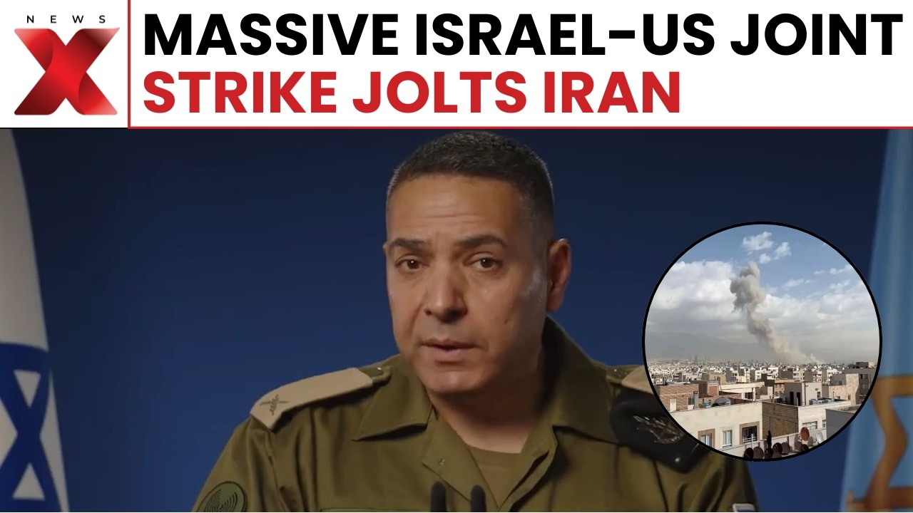Israel And US Forces Strike Iran — IDF Confirms Powerful Joint Operation | NewsX