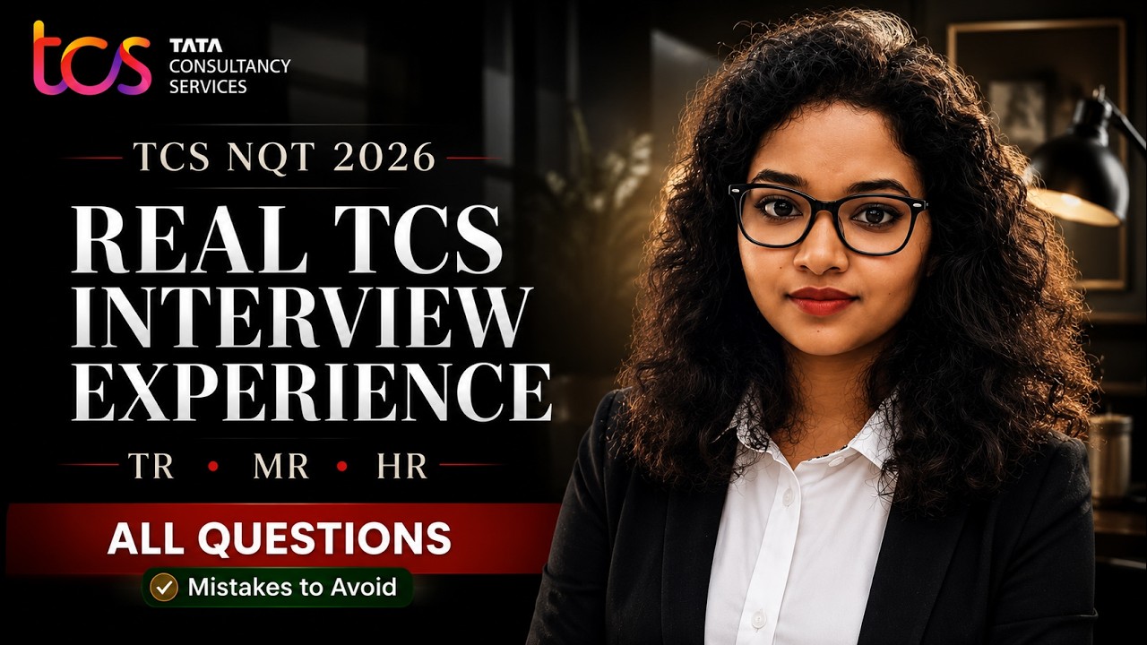 TCS NQT 2026 Interview Experience 🔥TR + MR + HR Questions & Answers Mistakes to Avoid #MCodeLearner