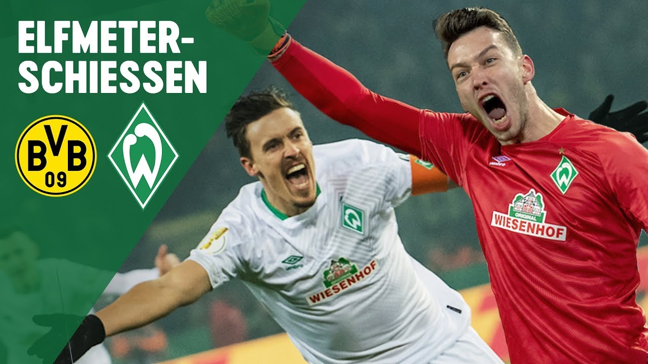 DFB Pokal: Pavlenka & Kruse entscheiden Elfmeterschie&szlig;en | Borussia Dortmund - Werder Bremen 5:7