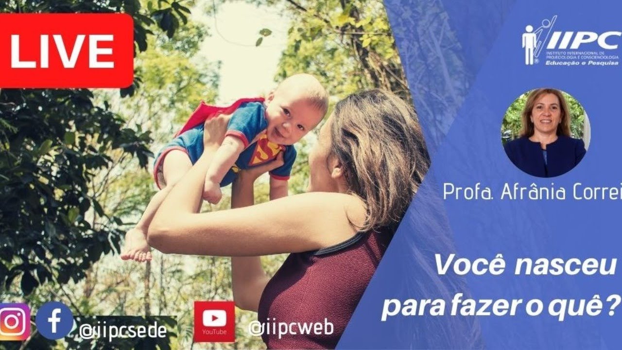 VOCÊ NASCEU PARA FAZER O QUÊ? | Prof. Afrânia Correia | LIVE IIPC #024