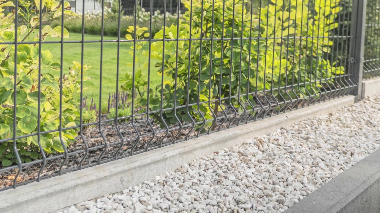 Ogrodzenie Panelowe z efektowną bramą i furtką aluminiową - Płotbud