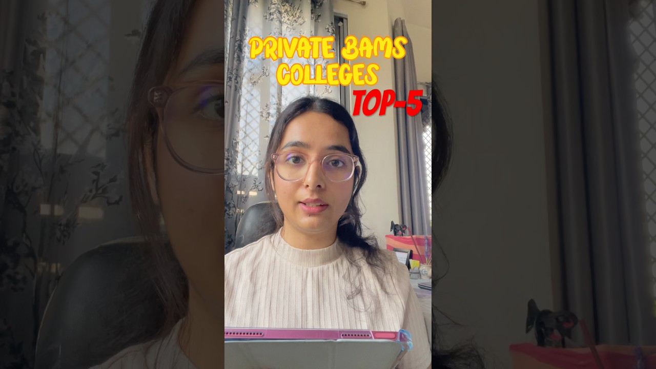 TOP-5 Private BAMS🚨 Colleges in INDIA🔥NEET2025⁉️#mbbs#bams#trending#neet2025#e#motivation#bamsvlog