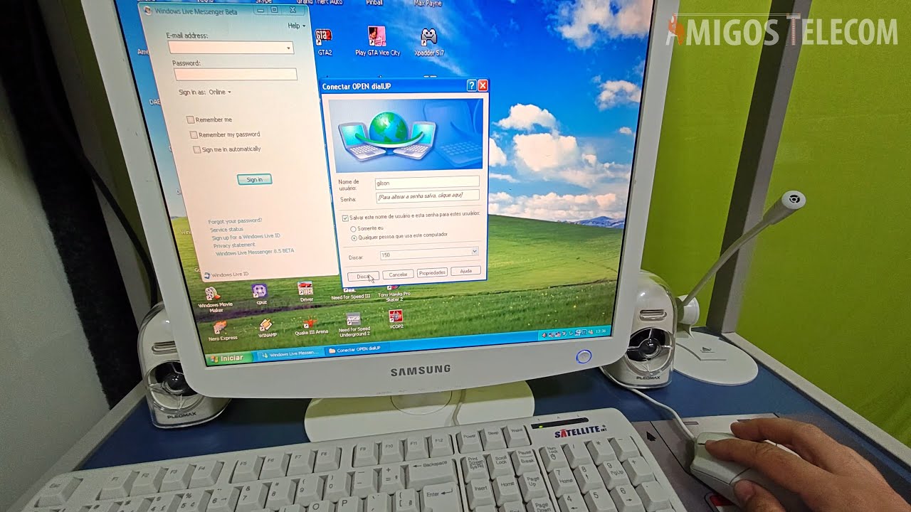 Servidor de internet Discada Local - internet dialup Funcionando em 2025 - 56Kbps