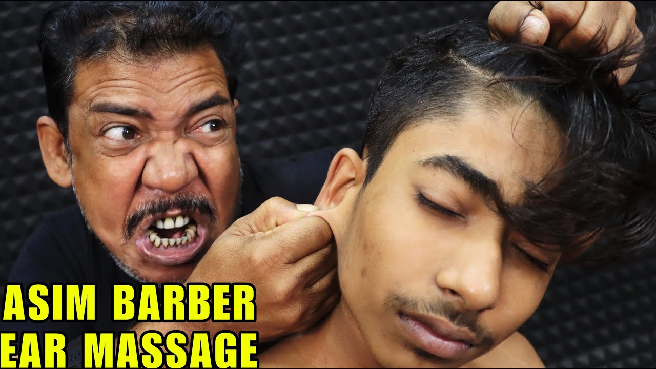 Ear Cleaning & Earwax Removal | Head Massage & Neck Cracking | Deep Tissue Body Massage | ASMR Live