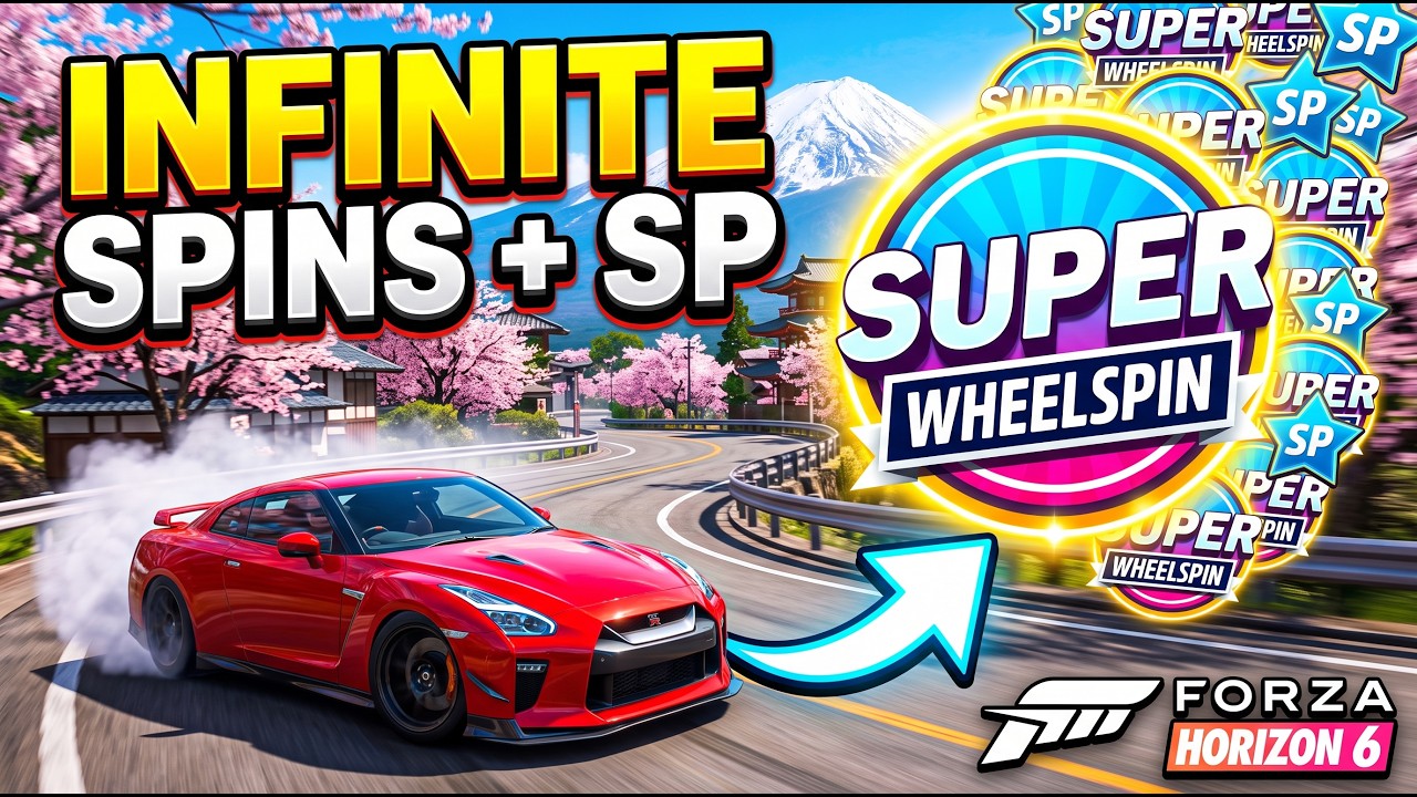 Forza Horizon 6: САМЫЙ БЫСТРЫЙ фарм очков навыков и супер-колеса удачи! (БЕСКОНЕЧНО)