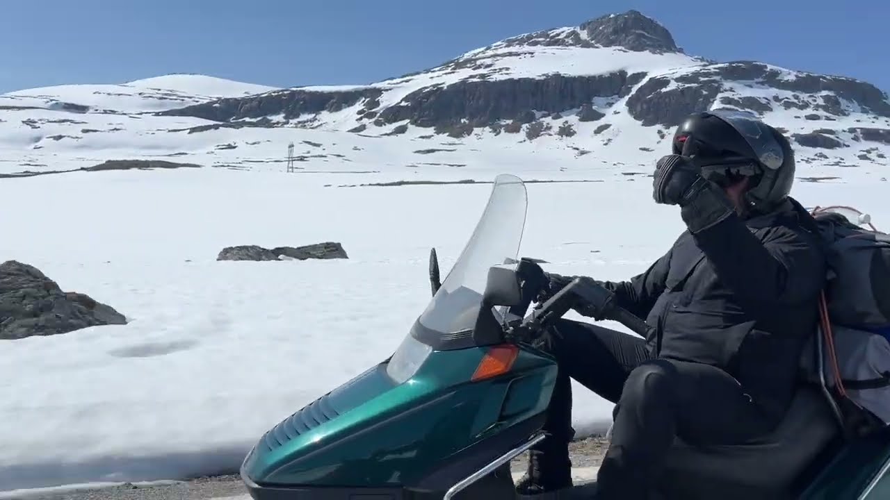 Norway road trip on Honda Helix CN250