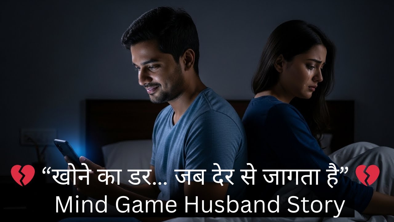 💔 “खोने का डर… जब देर से जागता है” 💔 Emotional Heart Touching Mind Game Husband Story