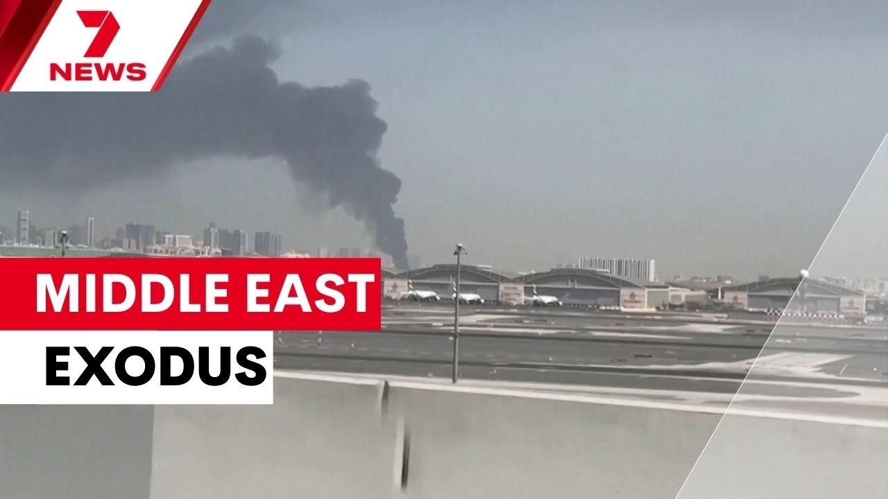 Australians stranded as UAE airports come under attack | 7NEWS