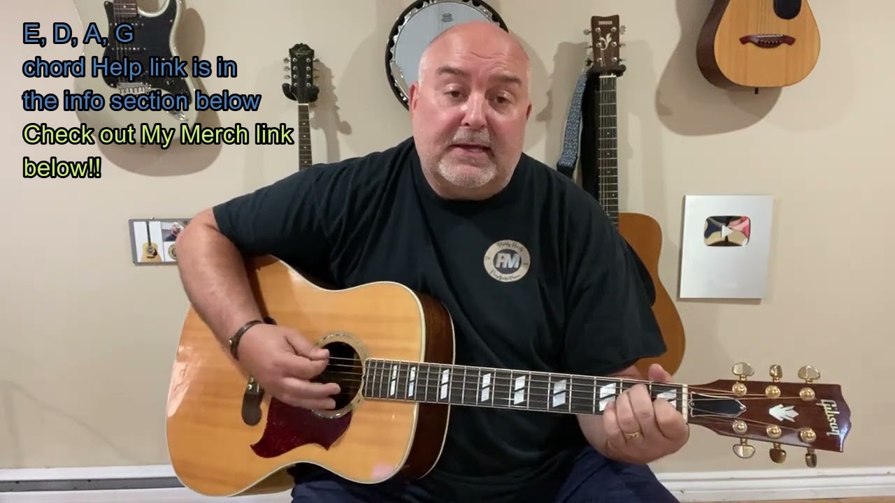 No Rain - Blind Melon (cover/lesson) - Easy 4 Chord Tune