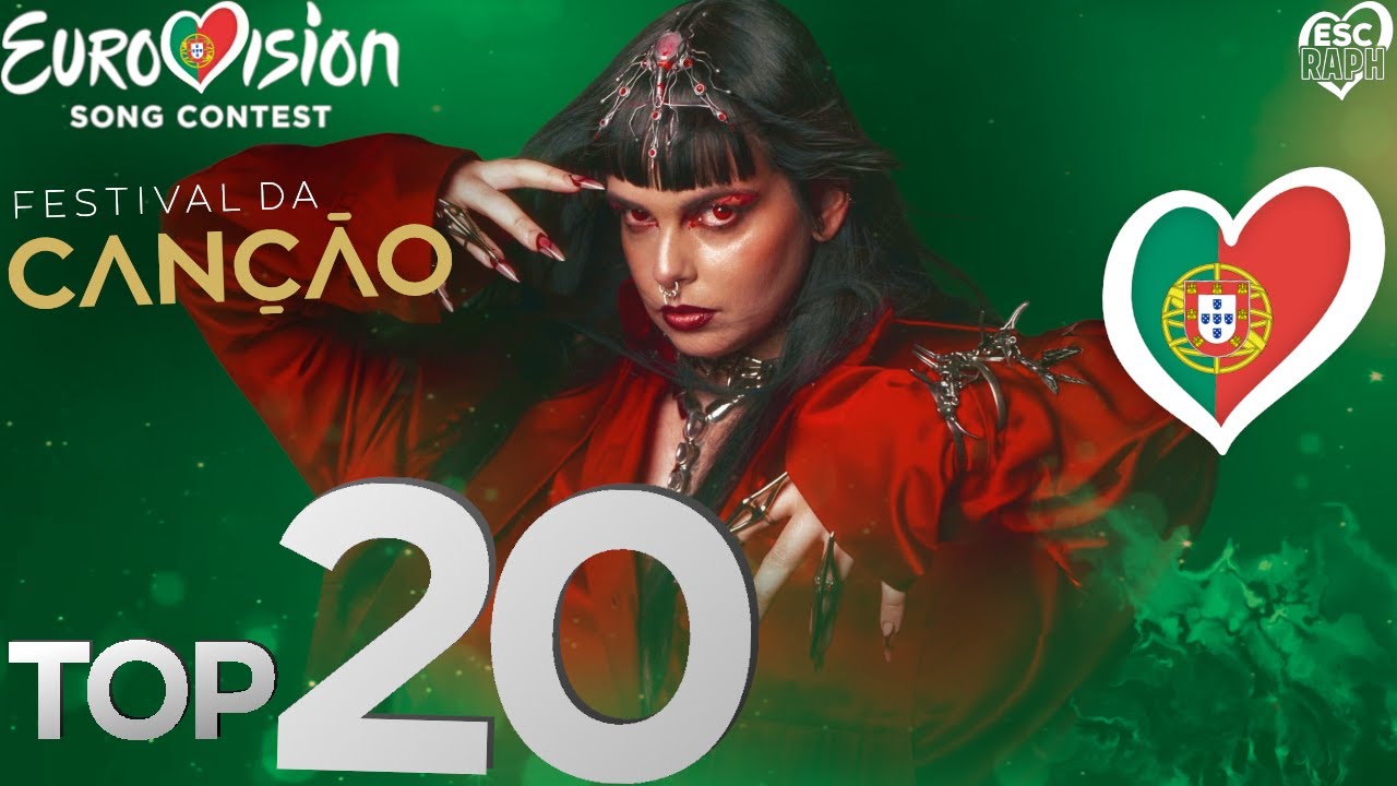 Festival Da Cançao 2025 - My Top 20 (Portugal 🇵🇹 Eurovision 2025)