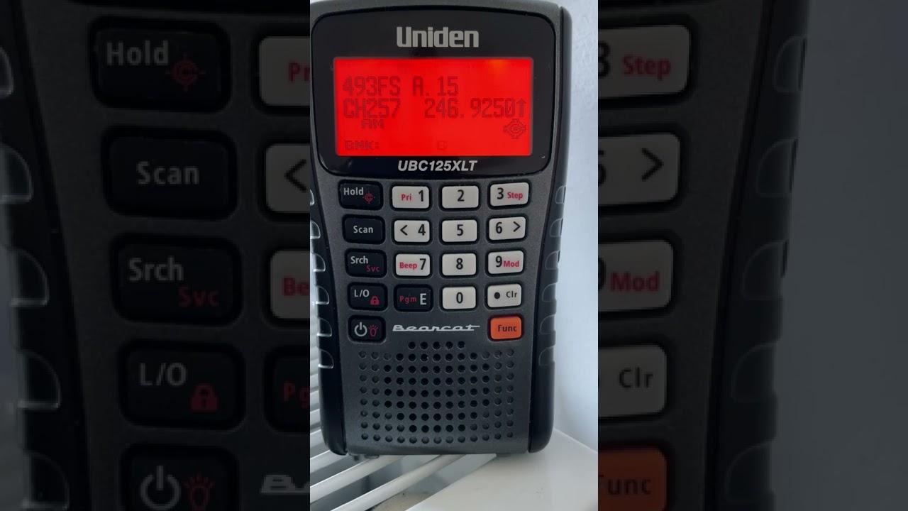 Uniden UBC125XLT Scanning RAF Lakenheath Air to Air and Ops Frequencies. 18/10/2022.