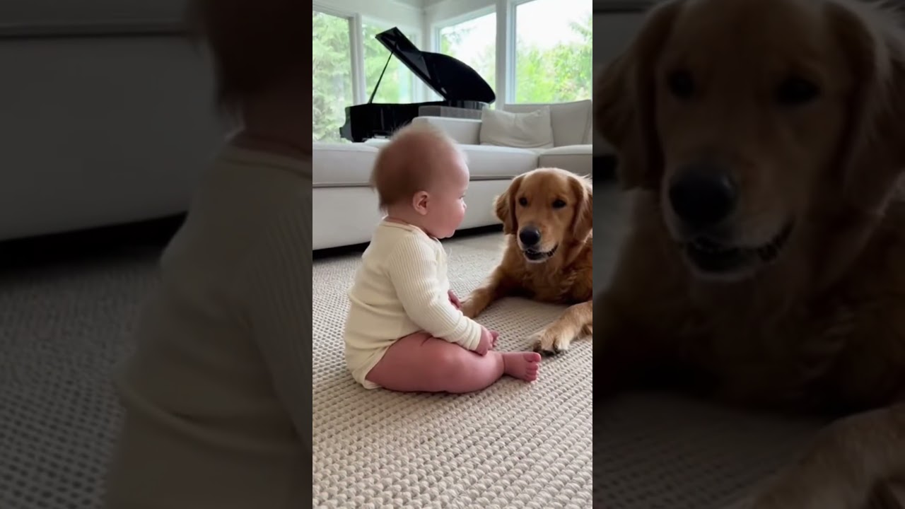 Baby's Laugh is Pure Joy! 😂 My Best Friend 🐶❤️