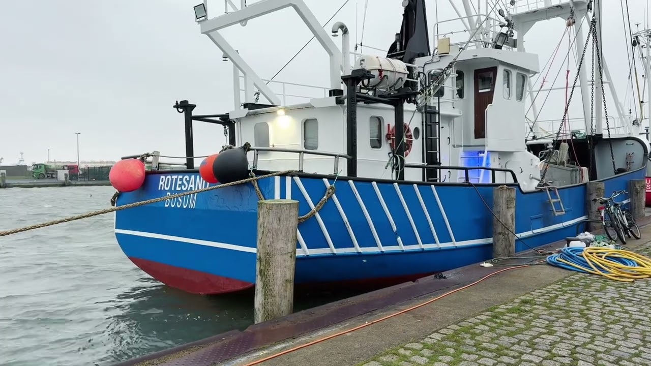 Fischkutter,Ausflugsdampfer und Hafenluft aus Büsum