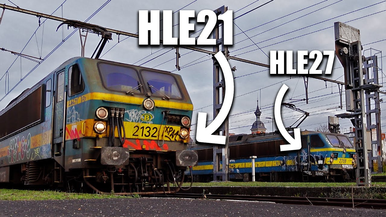 Nog 1 keer op zoek naar NMBS HLE 21 en 27 locomotieven in België !!!