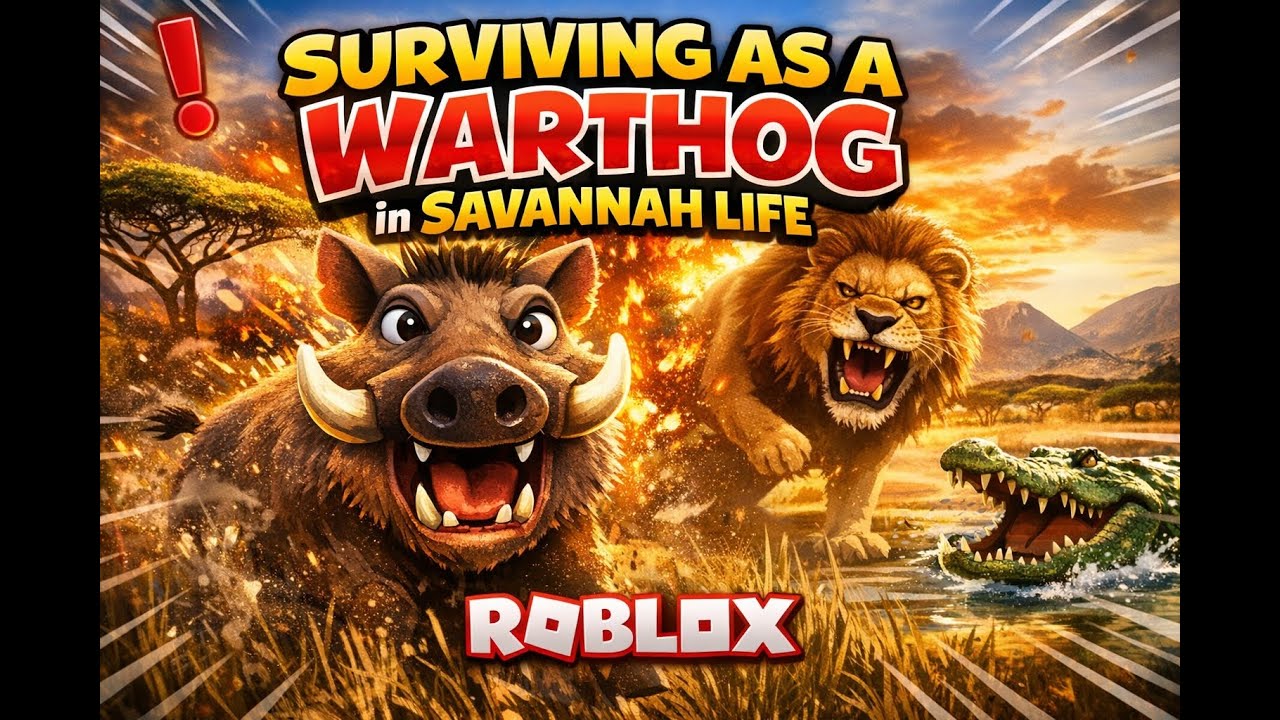 I survived as a Warthog in Savannah Life!!!