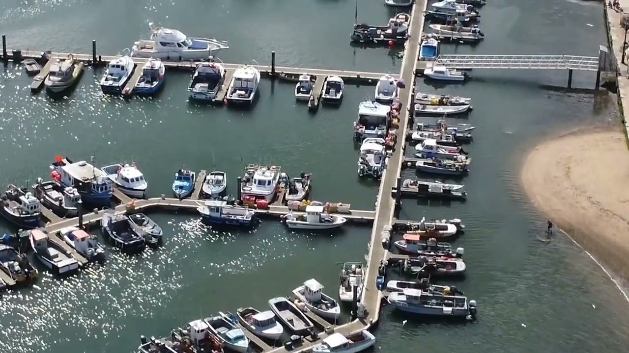 Poole Harbour Dorset 2024. Drone Flight Footage. DJI Mini 2. Stevie DvD