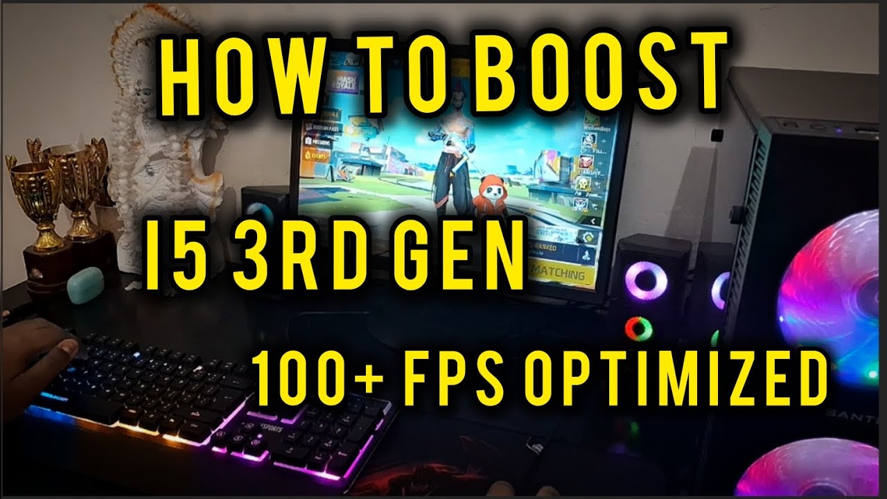 😲I5 3RD GEN FREEFIRE🔥100+ FPS OPTIMIZATION TRICK😉 #freefire #lowendpc #gameoptimization #fps #gaming