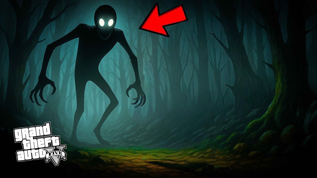 GTA 5: SLENDERMAN Attacked SHINCHAN in Forest in GTA 5 Telugu Game Gta 5 Telugu