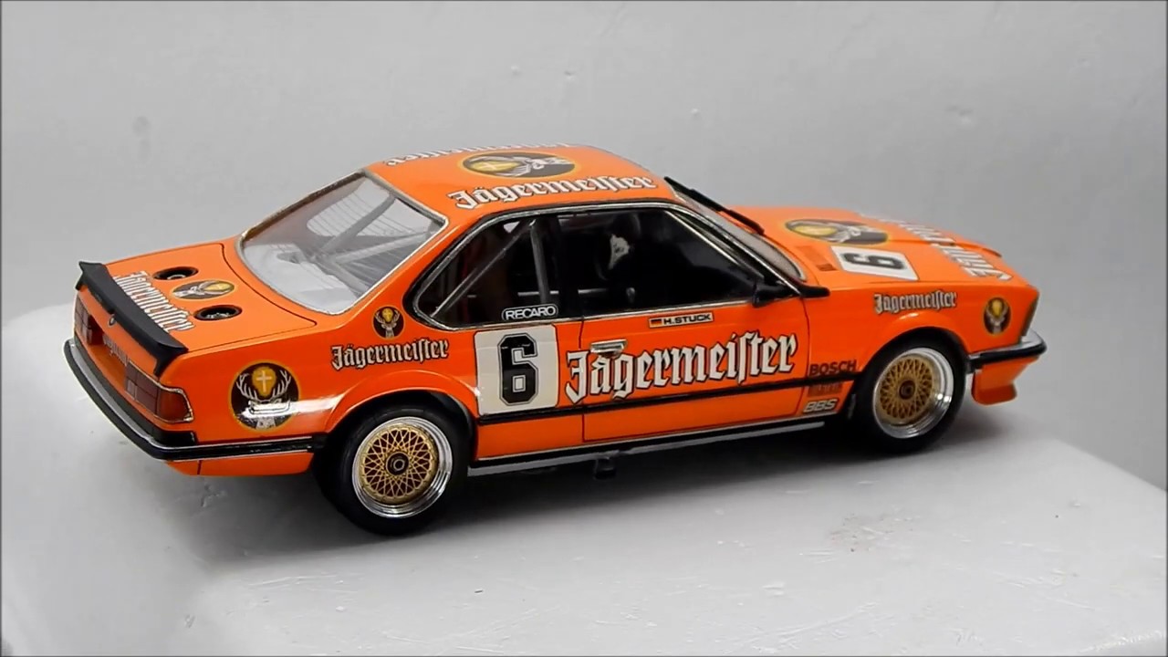 BMW 635 CSI TAMIYA jagermeister - 1/24 - PLASTIMODELISMO -builder model car - MODEL KIT