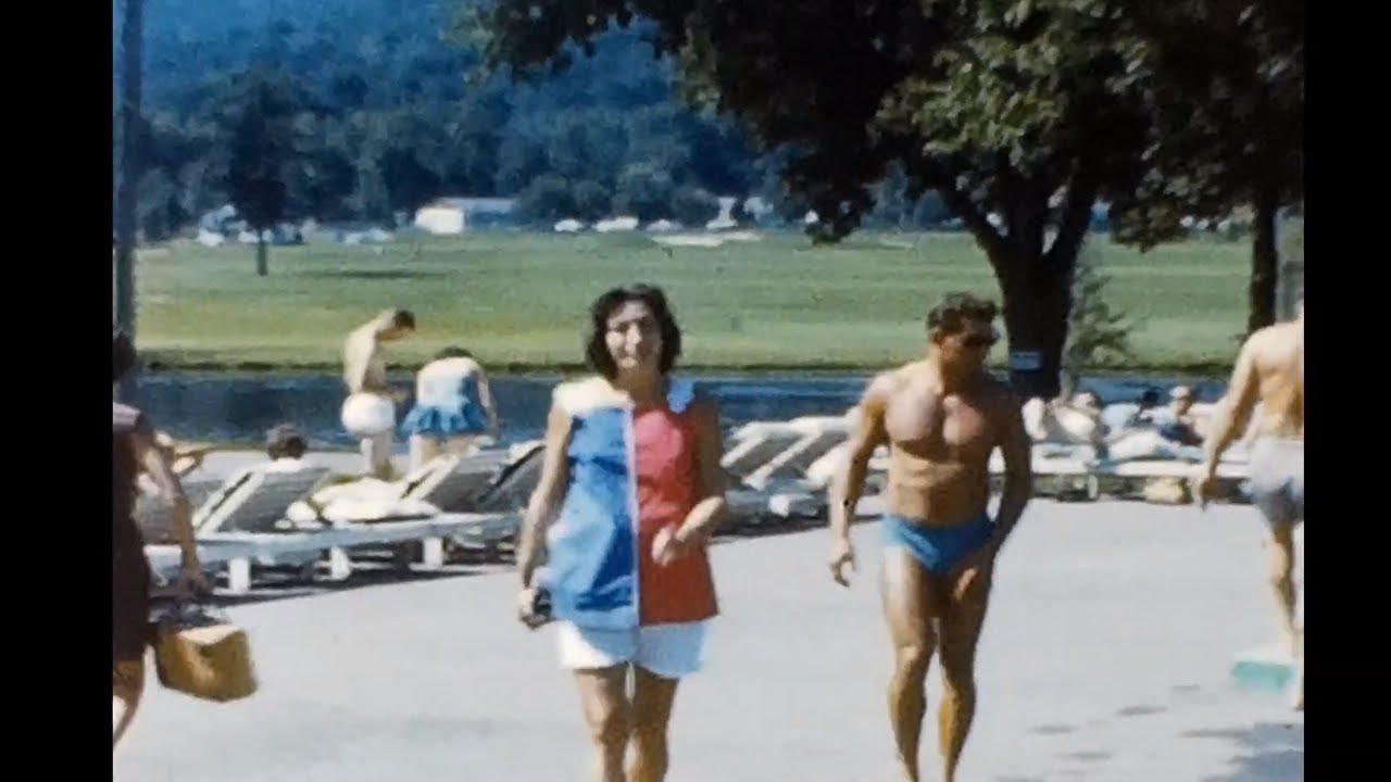 1959 Labor Day at The Nevele Country Club Resort  in Wawarsing Catskills New York Vintage Footage