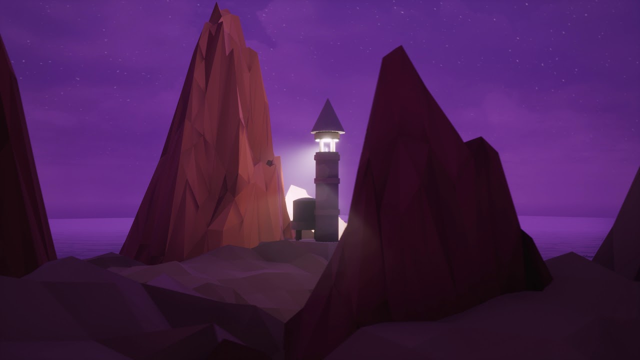 The Light House - Low Poly 3D Artwork | Mind Mechanics
