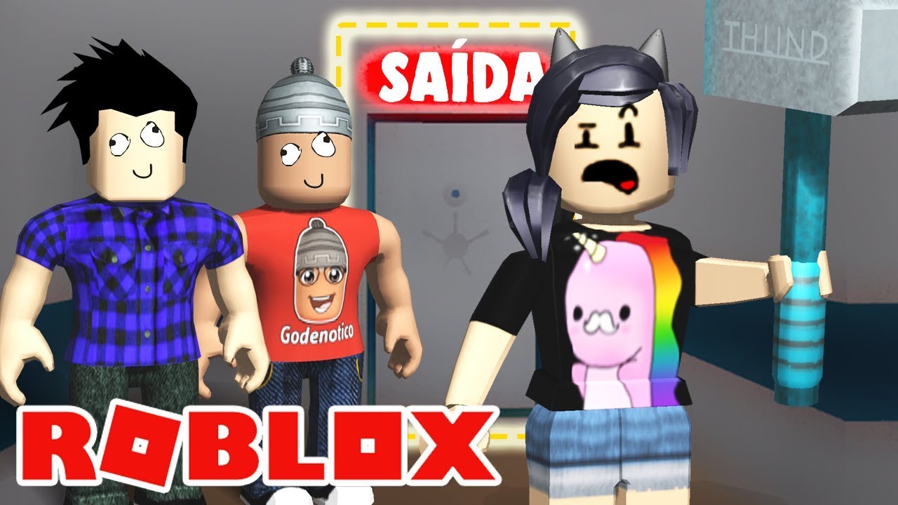 A BESTA DA DINHA FOI FEITA DE BESTA! 😅 - Roblox (Flee the Facility) Ft. Godenot