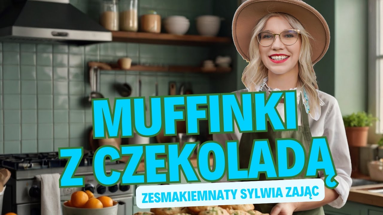 Muffinki z czekoladą- najprostszy przepis. #zesmakiemnaty #recipe #kitchen #chocolate