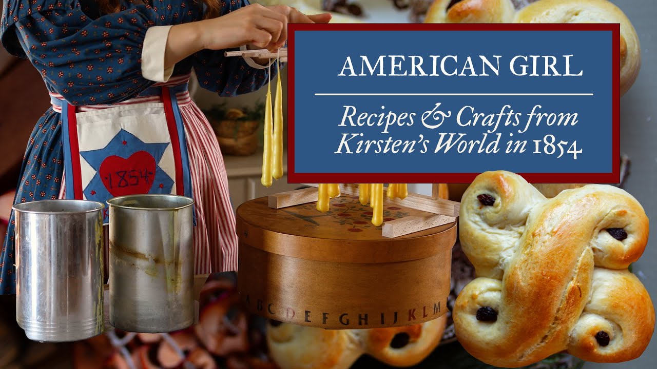 A Kirsten Inspired Christmas: American Girl Recipes & Crafts from 1854 | Cozy Cooking Vlog