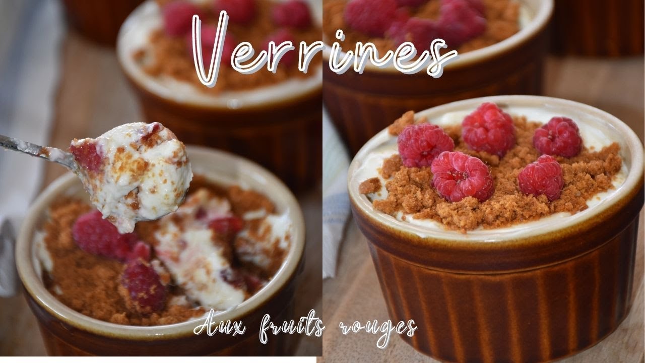 Recette de verrines aux fruits rouges (express et facile)