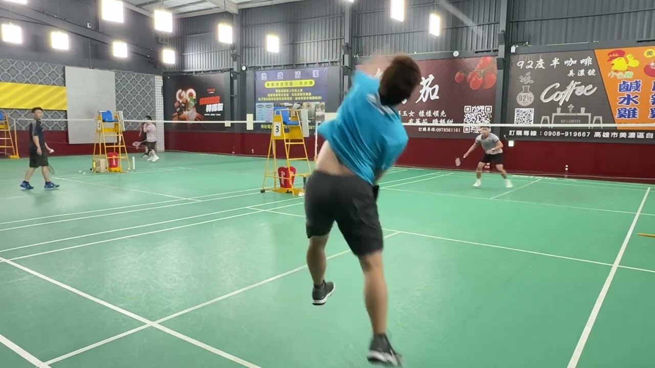 藏龍羽球旗美館 男單 王峙錥 VS 岳泰君