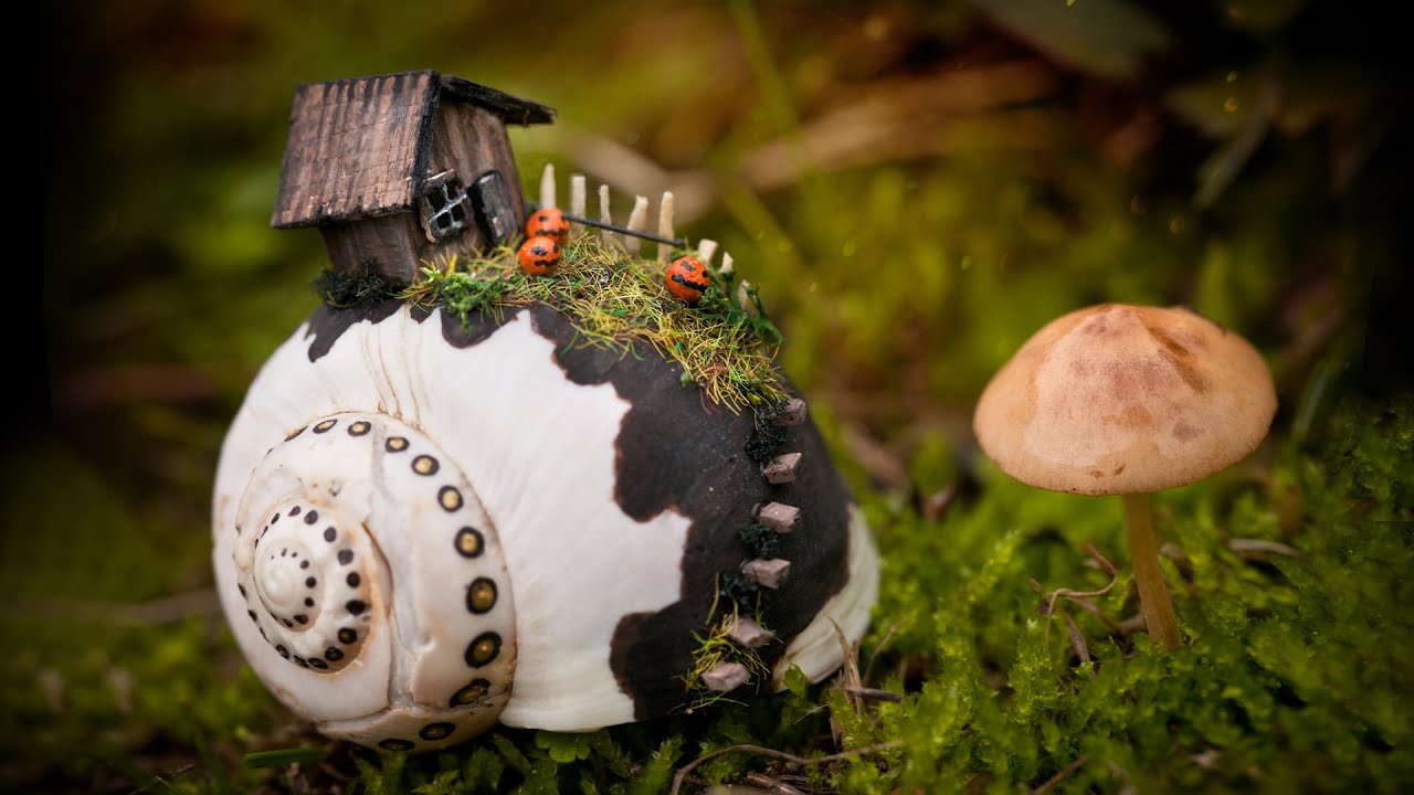 Miniatur House on a Snailshell, makingof