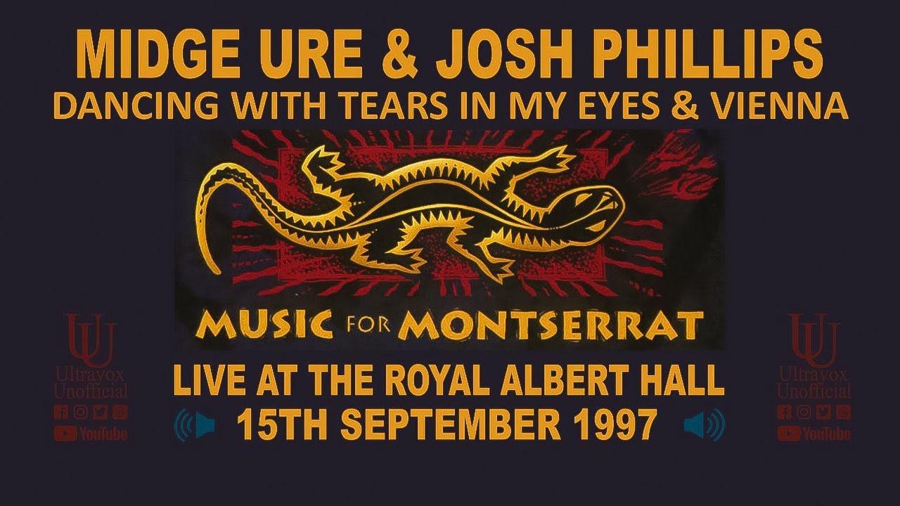 Midge Ure 'Dancing with Tears in my Eyes' & 'Vienna' at the Music for Montserrat concert in 1997
