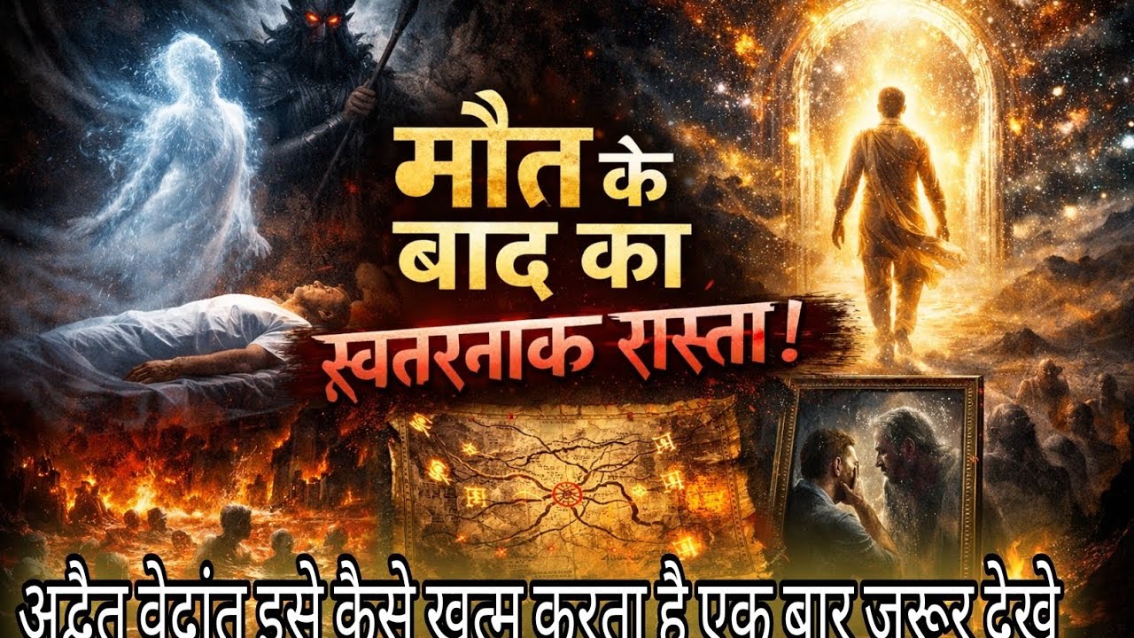 अद्वैत vs गरुड़ पुराण 2🔥 मृत्यु के बाद आत्मा का असली MAP😱 | Vaitarni River सच क्या है?🧬✅