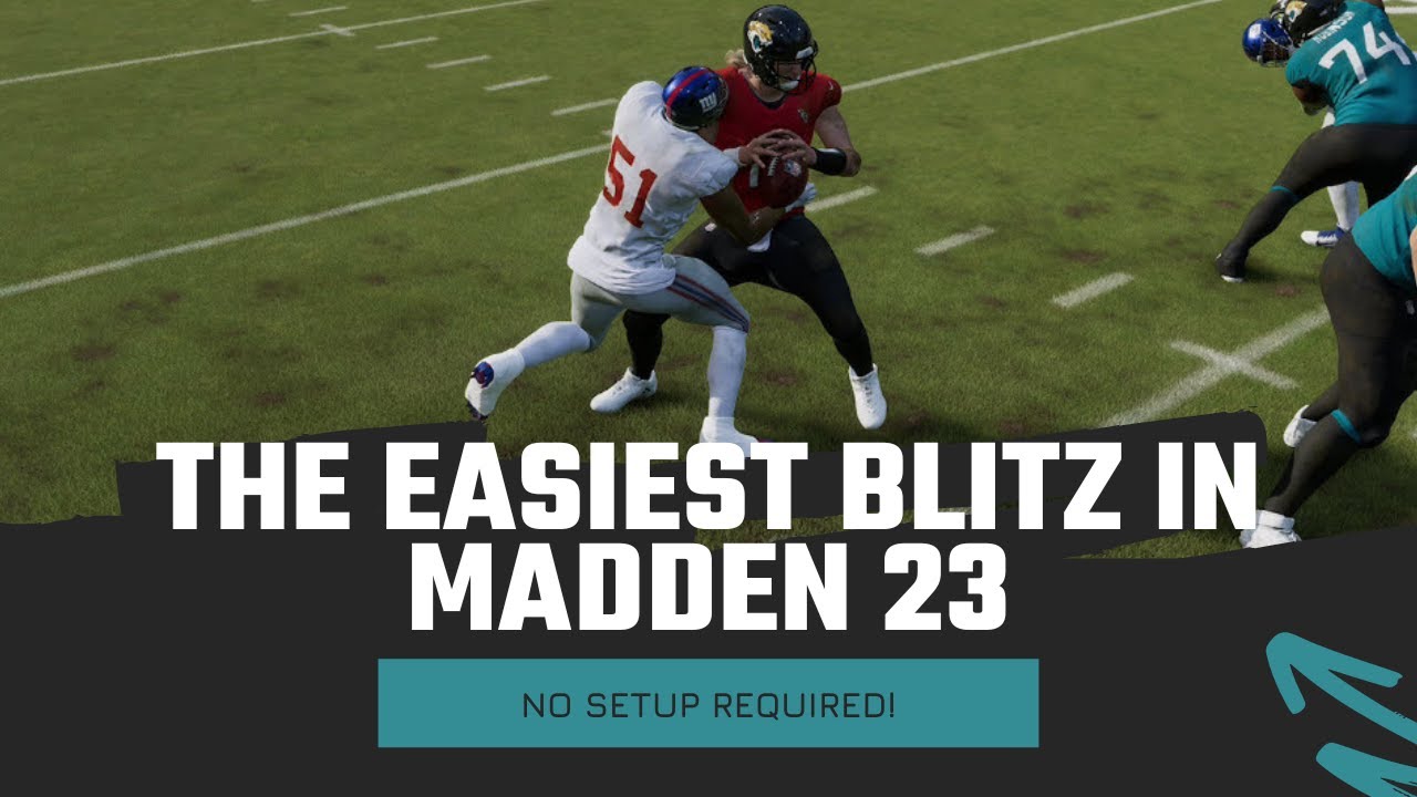 Easy Madden 23 Blitz Scheme from Nickel 2-4 DBL Mug