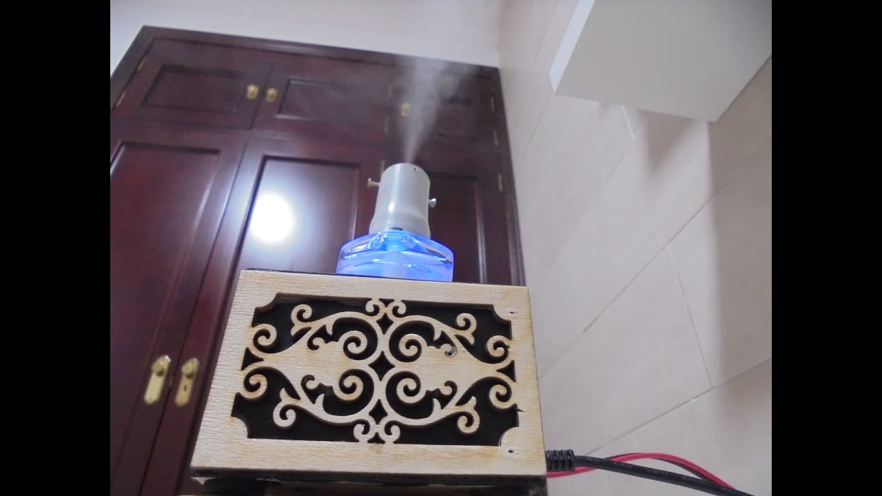 Como hacer un difusor de Aromaterapia y Cromoterapia, con arduino, planos gratis. RamosElectroDron