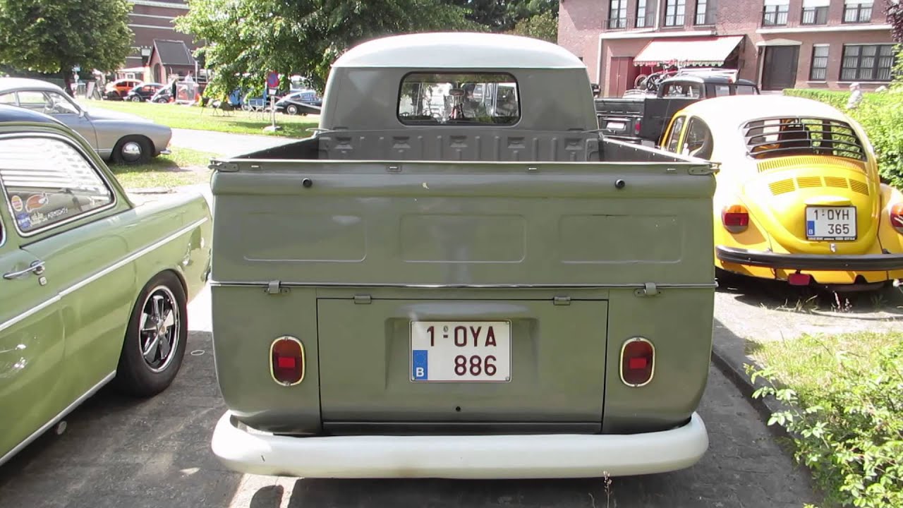 2nd Bugs On Wheels @ lubbeek & tielt winge 2014 == vw t1 bulli double cab