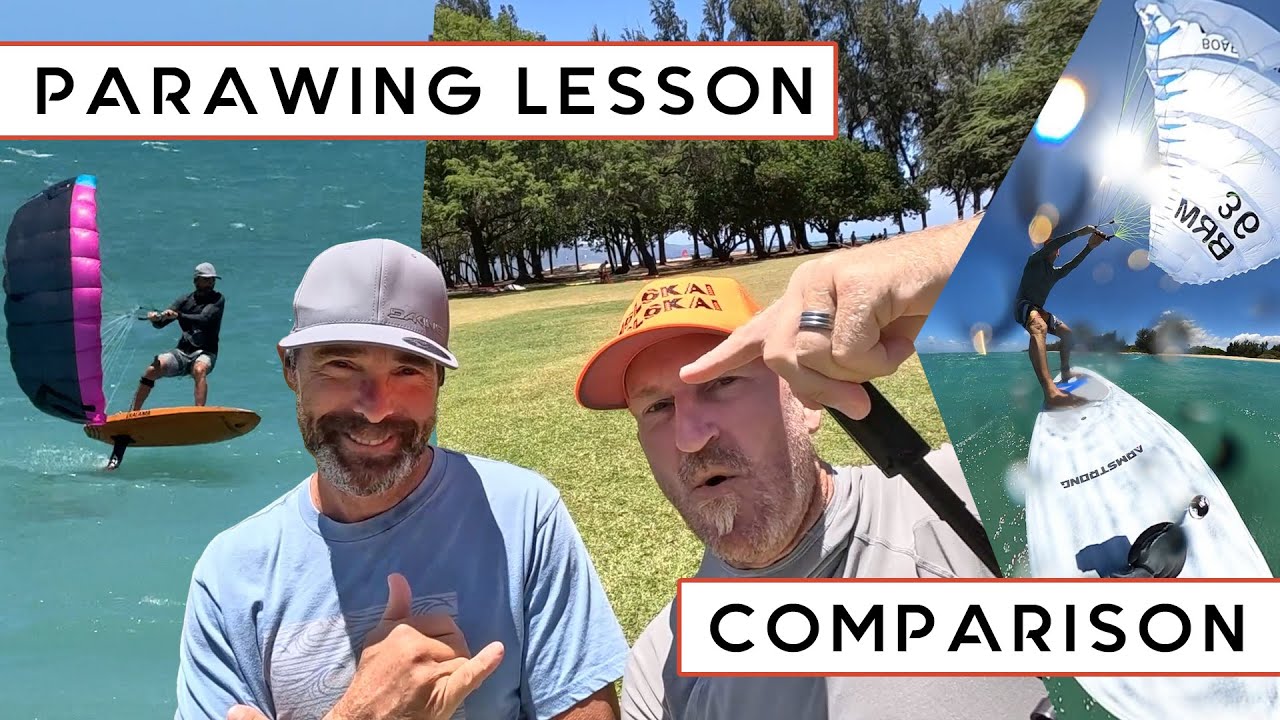 Parawing Lesson on Maui with the Ensis Roger and BRM