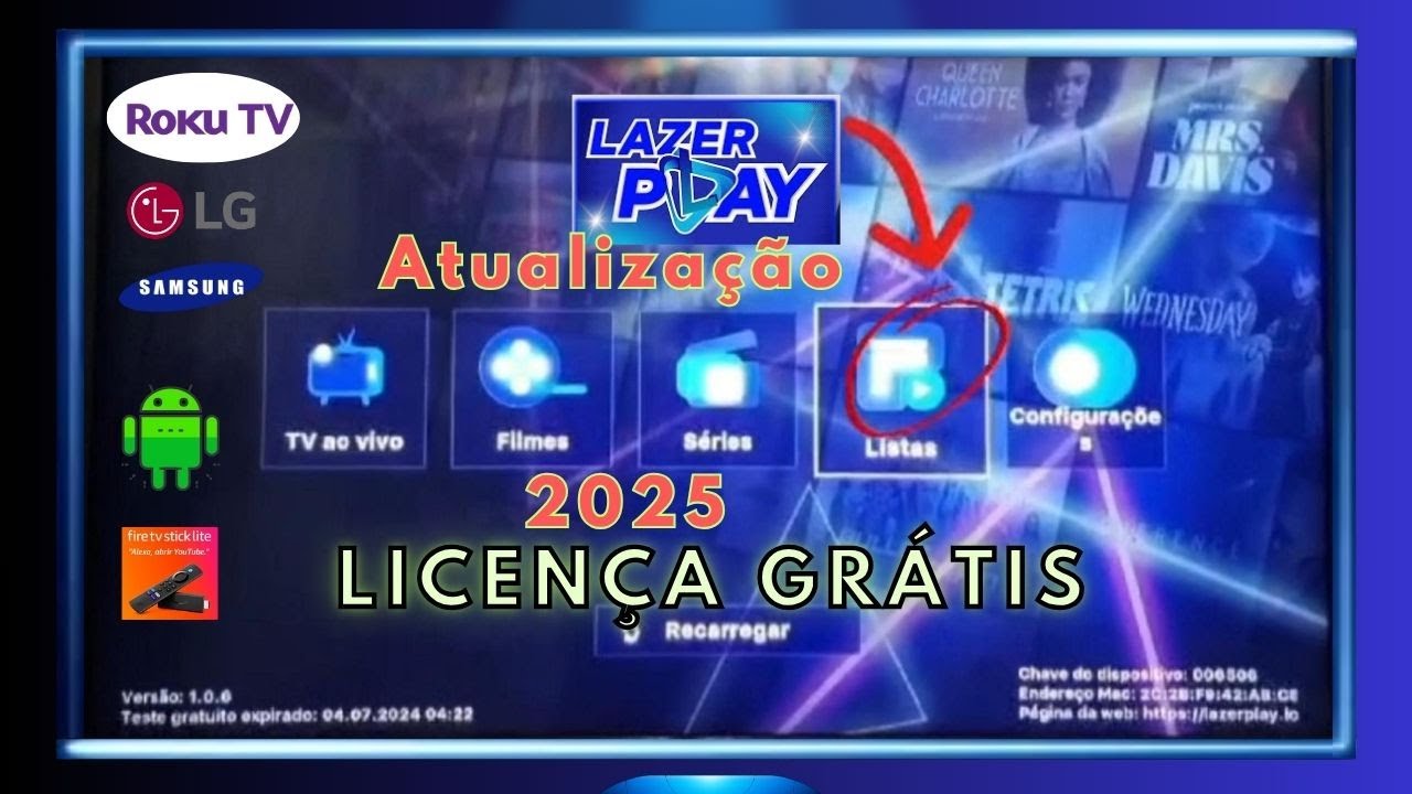 COMO CONFIGURAR LAZER PLAY COMO ADICIONAR A LISTA LAZER PLAY