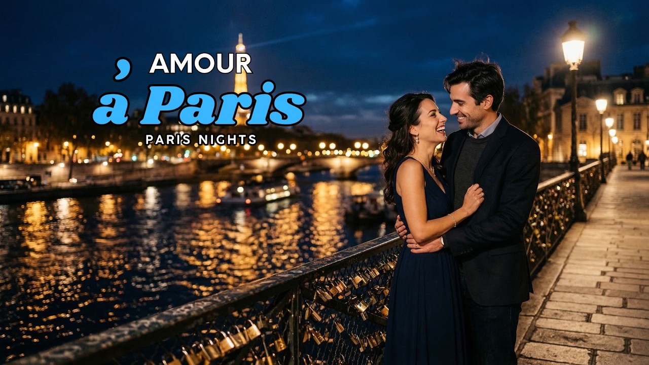 Elegant French Love Melodies ✨ Amour et Harmonie | Paris Night Music 🌙 Vol.08