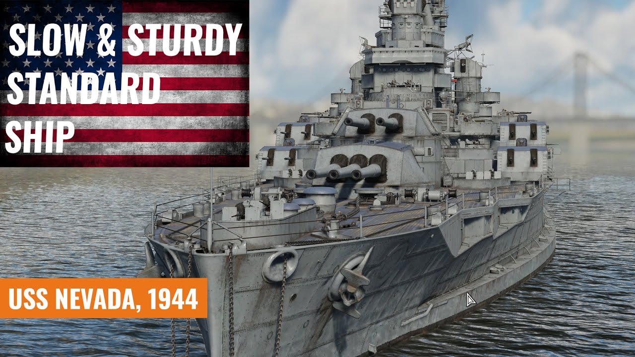 USS Nevada, 1944 - Slow But Sturdy Wins The Game [War Thunder]