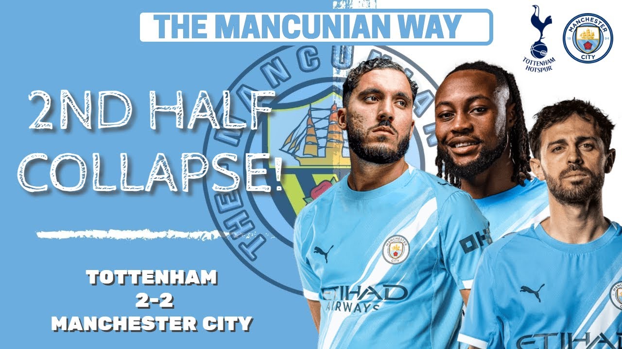 CITY FALL APART AGAIN! SPURS 2-2 MCFC #mcfc #mancity #spurs #thfc #tottenham #pl #cherki #sememyo