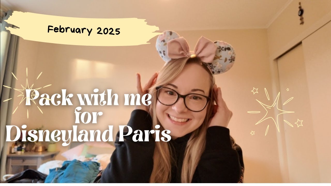 Pack with me for Disneyland Paris | February 2025