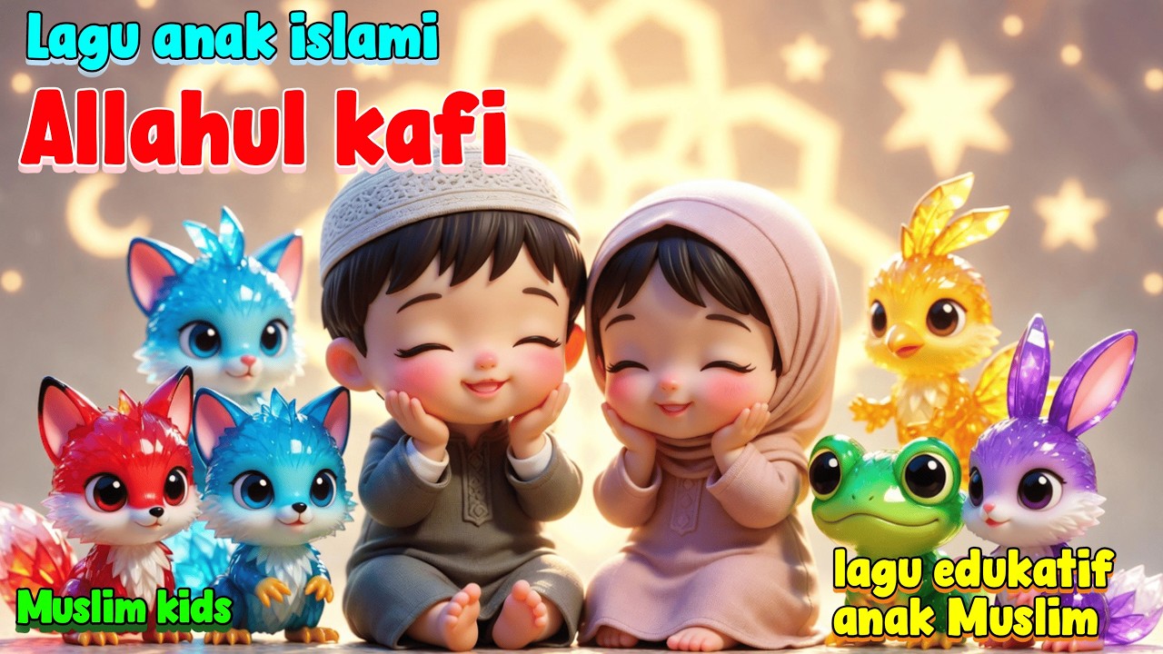 Muslim kids,ALLAHUL KAFI#SHOLAWAT EDUKASI ANAK,sholawat dan animasi terbaik special RAMADHAN 2026