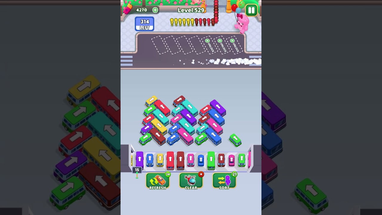Bus Escape: Traffic Jam levels 526-527-528-529-530